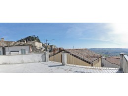 APARTMENT WITH PANORAMIC TERRACE IN THE HISTORIC CENTER OF FERMO in Marche in Italy